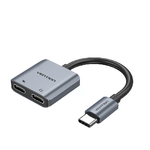 Vention BGZHA adattatore per inversione del genere dei cavi USB-C 2x USB-C Grigio