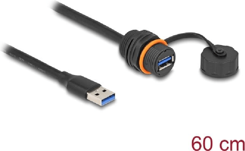 Delock-Cavo-USB-5-Gbps-USB-Tipo-A-maschio-a-USB-Tipo-A-femmina-per-l-installazione