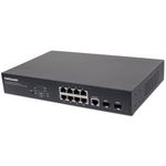 Intellinet 561167 switch di rete Gestito Gigabit Ethernet (10/100/1000) Supporto Power over Ethernet (PoE) Nero