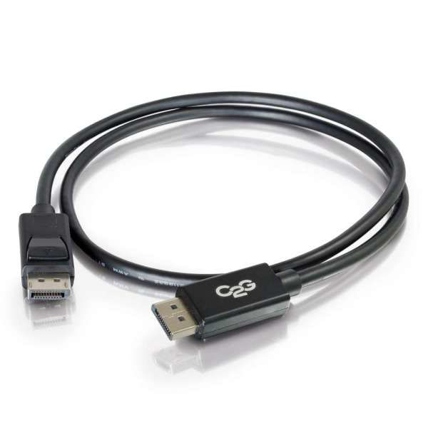 C2G-2m-DisplayPort-Cable-with-Latches-4K---8K-UHD-M-M---Black-Nero