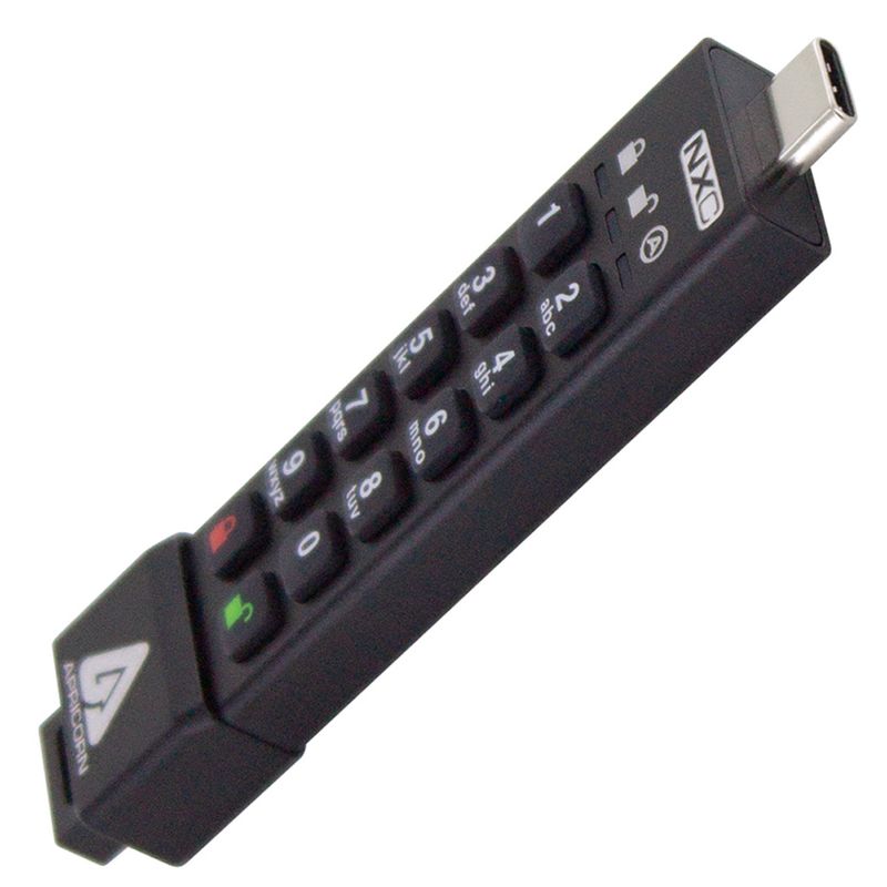 Apricorn-Aegis-Secure-Key-3NXC-unit--flash-USB-16-GB-USB-tipo-A-3.2-Gen-1-3.1-Gen-1-Nero--Aegis-Secure-Key-3NXC-USB---fl