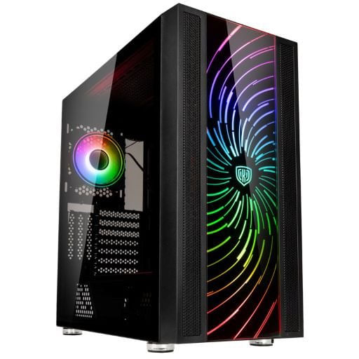 Kolink-Unity-Adapt-ARGB---Midi-Tower---PC---Schwarz---Transparent---ATX---EATX---micro-ATX---Mini-ITX---ABS---Stahl---Ge