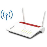 Avm FRITZ!Box 6850 LTE router wireless Gigabit Ethernet Dual-band (2.4 GHz/5 GHz) 4G Rosso, Bianco