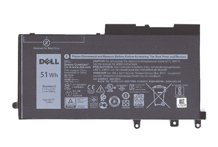 DELL-DJWGP-ricambio-per-laptop-Batteria--Battery-51WHR-3-Cell---Lithium-Ion-DJWGP-Battery---DELL-Latitude-5591-5580-5280