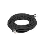 Lanberg PCU6-10CC-0500-BK cavo di rete Nero 5 m Cat6 U/UTP (UTP)