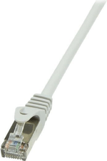 LogiLink-EconLine---Patch-Kabel---RJ-45--M--bis-RJ-45--M----25-cm---Foiled-Unshielded-Twisted-Pair--F-UTP----CAT-6---Gra