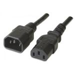 Microconnect PE040618 cavo di alimentazione Nero 1,8 m Accoppiatore C13 Accoppiatore C14