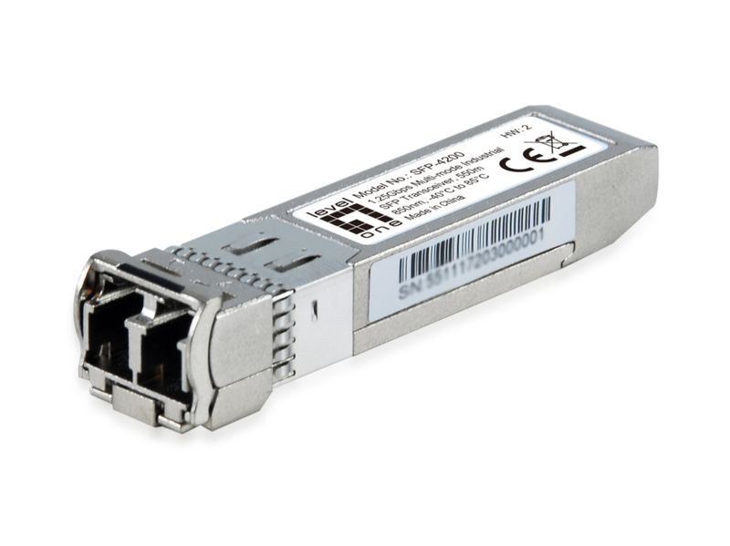 LevelOne-SFP-4200-modulo-del-ricetrasmettitore-di-rete-Fibra-ottica-1250-Mbit-s-850-nm