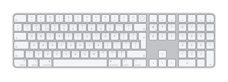 Apple-Magic-Keyboard-tastiera-Bluetooth-QWERTY-Inglese-UK-Bianco--MAGIC-KEYBOARD-TOUCH-ID-NUM-KEY-ENG----Versione-UK