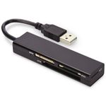 Ednet 85241 lettore di schede USB 2.0 Nero