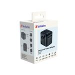 Verbatim-49543-Caricabatterie-per-dispositivi-mobili-Nero--VERBATIM-Universal-Travel-Adapter-UTA-01-with-2xUSB-Charger-