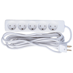 Microconnect GRU0055WDK prolunghe e multiple 5 m 5 presa(e) AC Interno Bianco