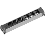 Bachmann POWER FRAME prolunghe e multiple 0,2 m 3 presa(e) AC Interno Nero, Grigio