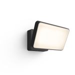 Signify Philips Hue White Welcome White Proiettore a muro Nero in Alluminio