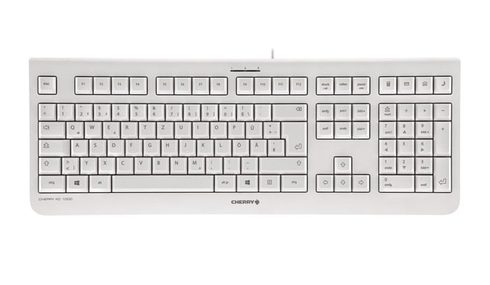 KC-1000---Keyboard---Corded---AZERTY---Gray