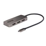 StarTech.com Adattatore USB-C HDMI a 3 Porte - MST Hub USB C a HDMI 4K 60Hz - Convertitore da USB Type