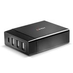 Lindy-73329-Caricabatterie-per-dispositivi-mobili-Universale-Nero-AC-Interno--Usb-Type-C---3X-Usb-Type-A---72W-Pd-Charge