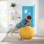 Leitz-Ergo-Cosy-Giallo-Interno-Rotondo--Leitz-Ergo-Cosy-Sitting-Ball-Warm-Yellow-