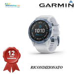 GARMIN FENIX 6 PRO SOLAR orologio gps multisport MINERAL BLUE - RICONDIZIONATO art. 010-02410-19R