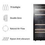 Haier-Wine-Bank-50-Serie-5-HWS79GDG-Cantinetta-vino-con-compressore-Libera-installazione-Nero-79-bottiglia-bottiglie