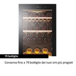 Haier-Wine-Bank-50-Serie-5-HWS79GDG-Cantinetta-vino-con-compressore-Libera-installazione-Nero-79-bottiglia-bottiglie