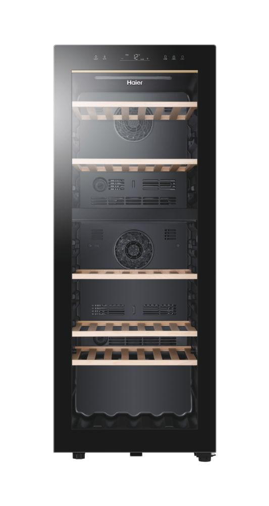 Haier-Wine-Bank-50-Serie-5-HWS79GDG-Cantinetta-vino-con-compressore-Libera-installazione-Nero-79-bottiglia-bottiglie