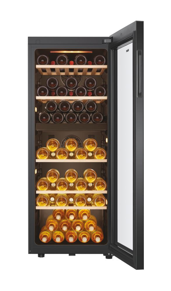 Haier-Wine-Bank-50-Serie-5-HWS79GDG-Cantinetta-vino-con-compressore-Libera-installazione-Nero-79-bottiglia-bottiglie