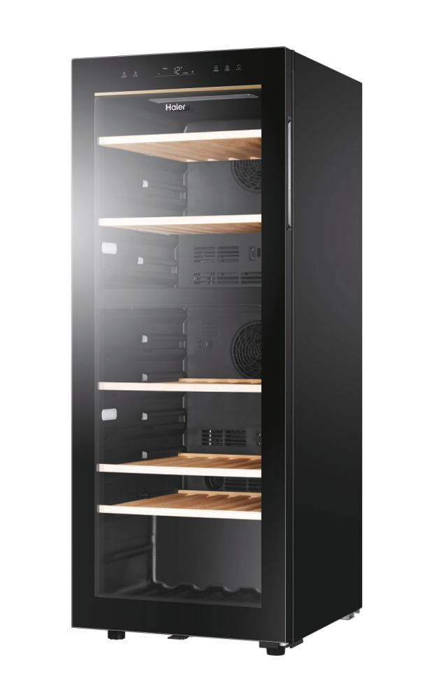 Haier-Wine-Bank-50-Serie-5-HWS79GDG-Cantinetta-vino-con-compressore-Libera-installazione-Nero-79-bottiglia-bottiglie