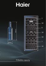 Haier-Wine-Bank-50-Serie-5-HWS79GDG-Cantinetta-vino-con-compressore-Libera-installazione-Nero-79-bottiglia-bottiglie