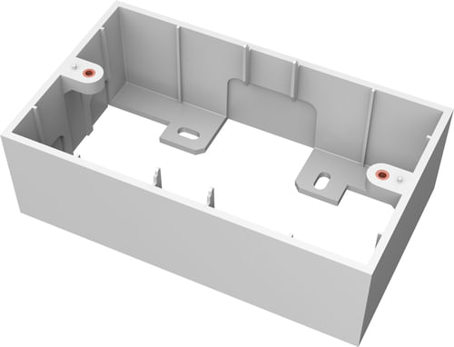 Vision-TC3-BACKBOX2G-scatola-elettrica-Bianco--VISION-Techconnect-Modular-AV-Faceplate---LIFETIME-WARRANTY---Double-Gang