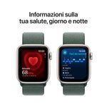 Apple-Watch-SE-GPS-40mm-Cassa-Alluminio-Galassia-con-Verde-Lago-Sport-Loop