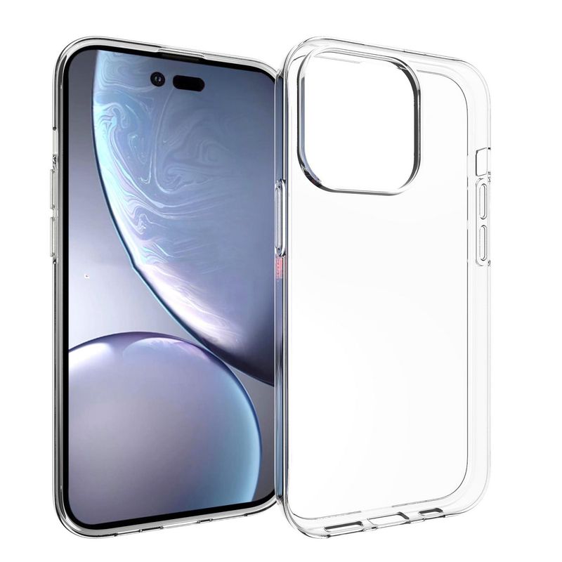 eSTUFF-ES67100006-BULK-custodia-per-cellulare-155-cm-6.1-Cover-Trasparente--Cover-for-LONDON-iPhone-14-Pro-Clear---Cover