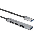 CoolBox COO-HUB195 hub di interfaccia USB 3.2 Gen 1 (3.1 Gen 1) Type-A 5000 Mbit/s Grigio