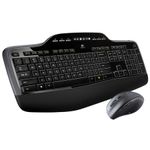 Logitech MK710 Performance tastiera Mouse incluso RF Wireless QWERTY Inglese Nero (Logitech Wireless Desktop MK710 - Set