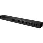 StarTech.com Pannello Gestione Cavi Orizzontale per Armadi Rack 20U - Sistema gestione Passacavi con ganci (CABLE MANAGE