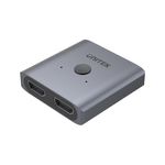 UNITEK V1127A - HDMI - 2x HDMI - 3840 x 2160 Pixel - Grigio - Alluminio - 4K Ultra HD (V1127A)