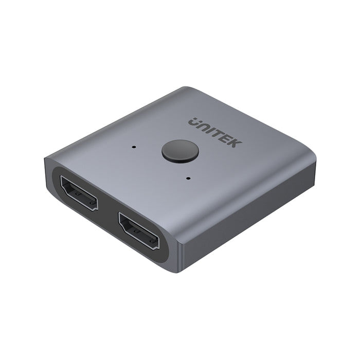 UNITEK-V1127A---HDMI---2x-HDMI---3840-x-2160-Pixel---Grigio---Alluminio---4K-Ultra-HD--V1127A-