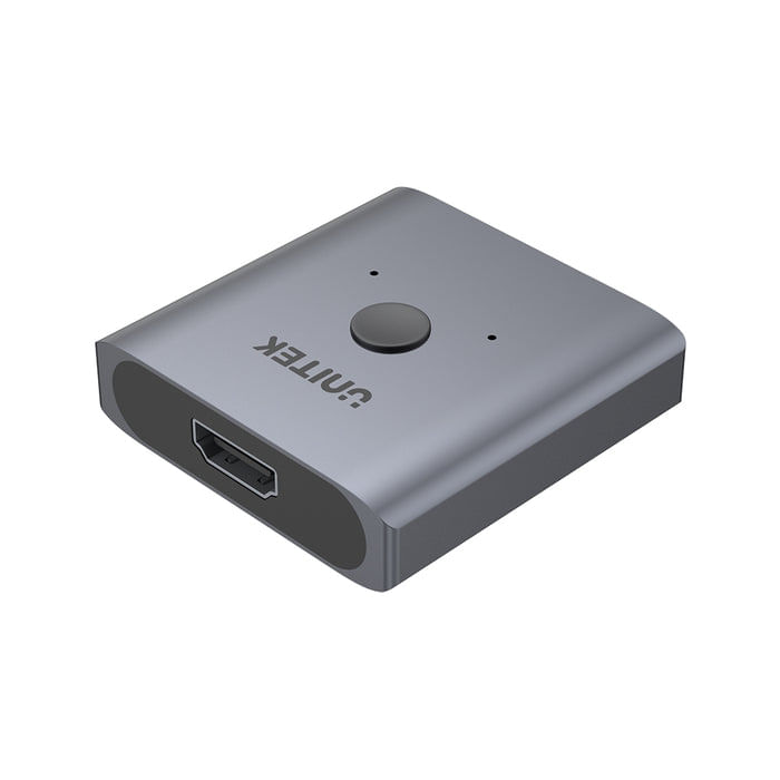 UNITEK-V1127A---HDMI---2x-HDMI---3840-x-2160-Pixel---Grigio---Alluminio---4K-Ultra-HD--V1127A-