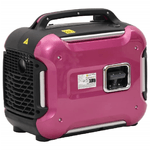 VidaXL 8720845682651 gruppo elettrogeno 1700 W 4 L Benzina Nero, Rosa