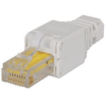 Intellinet 790482 cavo di collegamento RJ45 Bianco (RJ45 PLUG TOOL LESS- - MODULAR PLUG)