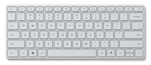 Microsoft-Designer-Compact-tastiera-Bluetooth-QWERTZ-Tedesco-Bianco