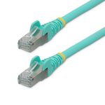 StarTech.com Cavo Ethernet CAT 6a - 3m - Acqua - Cavo di rete LAN Low Smoke Zero Halogen (LSZH)