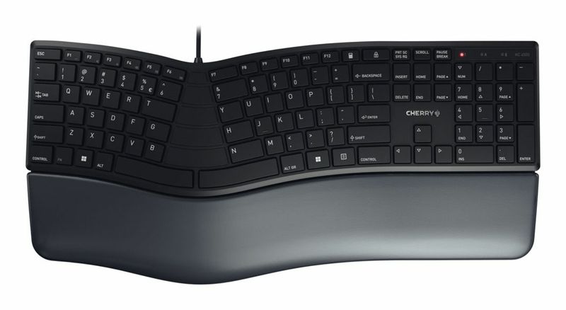 KC-4500-ERGO---Keyboard---Corded---AZERTY---Black