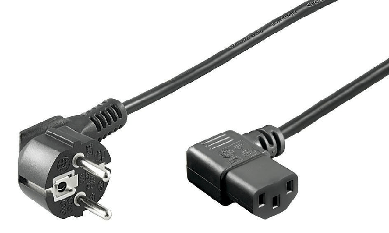 Microconnect-PE010510-cavo-di-alimentazione-Nero-1-m-CEE7-7-Accoppiatore-C13--Power-Cord-CEE-7-7---C13-1m---Angled-Schuk