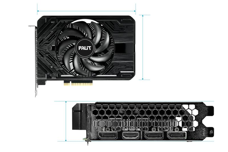 Palit-NE64060019P1-1070F-scheda-video-NVIDIA-GeForce-RTX-4060-8-GB-GDDR6--Palit-RTX4060-StormX-PCIe4-8GB-DDR6-HDMI-3-DP-