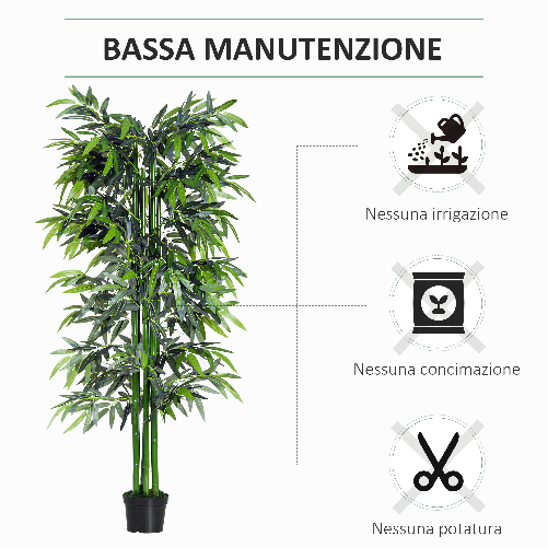 Outsunny-Pianta-di-Bambu-Artificiale-in-Vaso-da-180cm-per-Interni-ed-Esterni