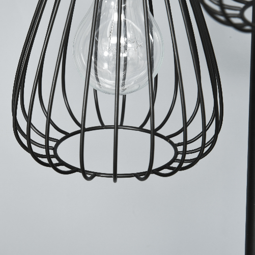 HOMCOM-Lampada-da-Terra-Vintage-Industriale-in-Metallo-Nero-Lampada-a-Piantana-da-Terra-Moderna-Ф35-x-170cm