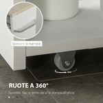 kleankin-Carrello-Bagno-Salvaspazio-a-3-Ripiani-con-Rotelle-e-Maniglia-in-Legno-48x15x80cm-Bianco