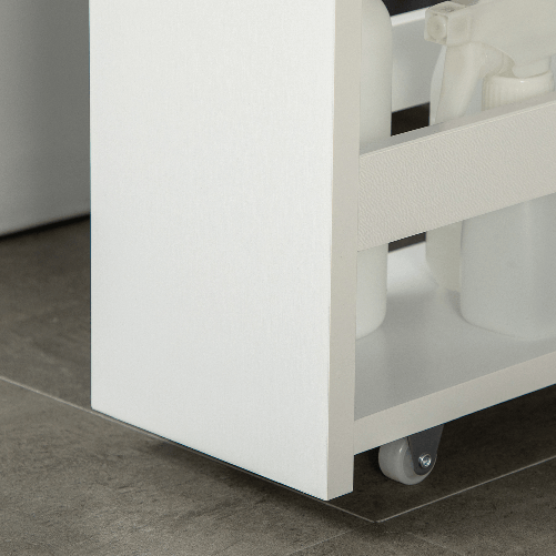 kleankin-Carrello-Bagno-Salvaspazio-a-3-Ripiani-con-Rotelle-e-Maniglia-in-Legno-48x15x80cm-Bianco