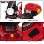 HOMCOM-Moto-Elettrica-per-Bambini-18-36-mesi-con-Luci-Suoni-e-3-Ruote-Stabili-Rossa